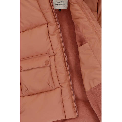 LOOXS little jas Oranje Meisjes Polyester Capuchon Effen 104