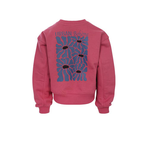 LOOXS 10sixteen sweater met printopdruk roze Printopdruk 128