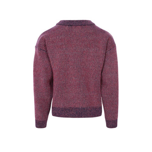 LOOXS 10sixteen pullover roze Trui Meisjes Polyester Ronde hals Meerkleurig 128