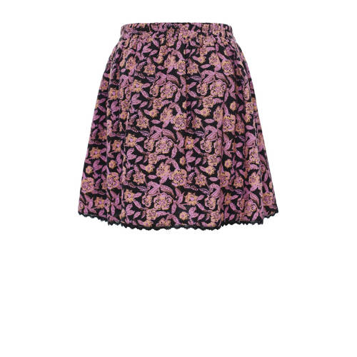 LOOXS little mini rok paars Meisjes Viscose All over print 104