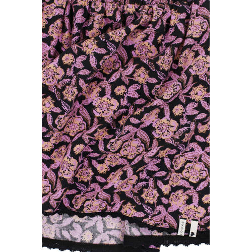 LOOXS little mini rok paars Meisjes Viscose All over print 104