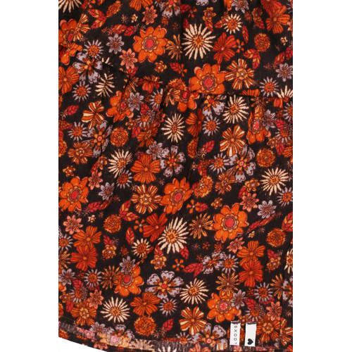 LOOXS little corduroy; mini rok oranje All over print 122