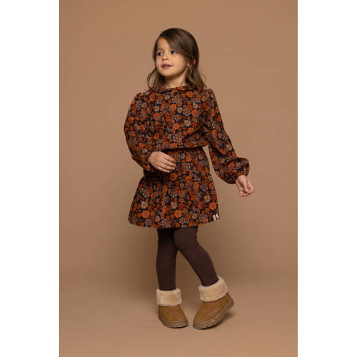 LOOXS little corduroy; mini rok oranje All over print 122