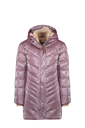 quilted gewatteerde winterjas Alina metallic warm roze