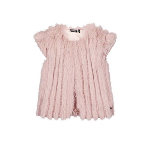 Like Flo imitatiebont gilet Doutze oudroze Effen - maat 152/164 afbeelding