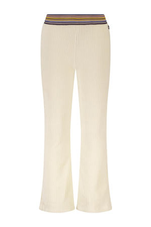 flared broek Fem ecru