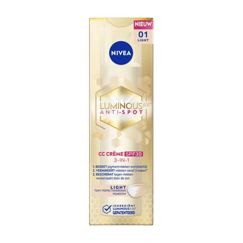 Nivea Cellular Luminous630 CC Fluid light SPF30 40 ml Dagcreme