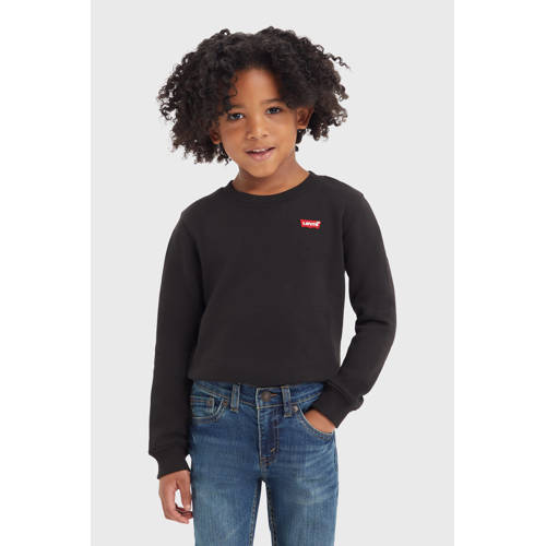 Levis Levi's Kids sweater zwart Effen 152 | Sweater van Levi's