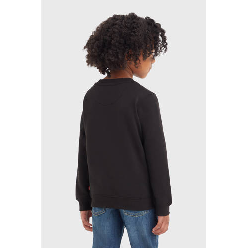 Levis Levi's Kids sweater zwart Effen 152 | Sweater van Levi's