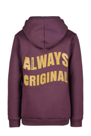 thumbnail: 4PRESIDENT Max hoodie met backprint paars