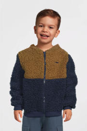 thumbnail: 4PRESIDENT Rex teddy tussenjas bruin/blauw