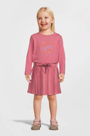Rebecca jurk met tekst roze