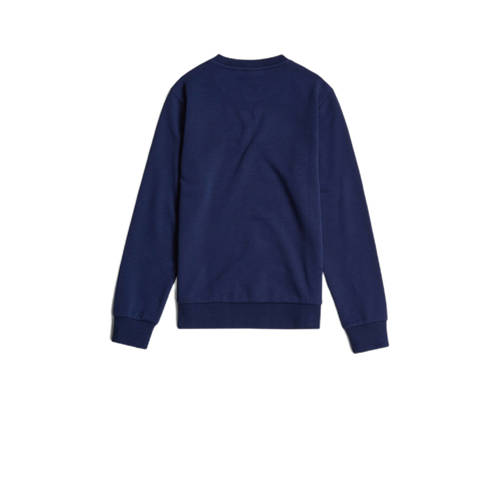 G-Star Raw sweater blauw Trui Backprint 176 | Trui van