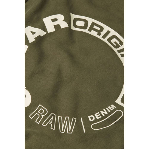 G-Star Raw sweater groen Trui Backprint 164 | Trui van