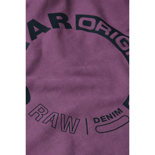 G-Star Raw sweater paars Trui Backprint 164 | Trui van