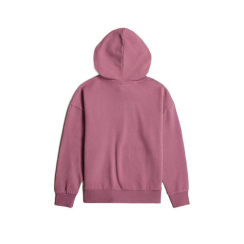 G-Star Raw hoodie hdd sweater b met tekst oudroze Meisjes Katoen Capuchon 140