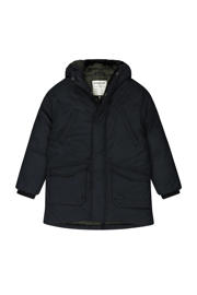 thumbnail: Grijze jongens Tumble 'n Dry winterjas Hannover van polyester met lange mouwen en rits- en drukknoopsluiting