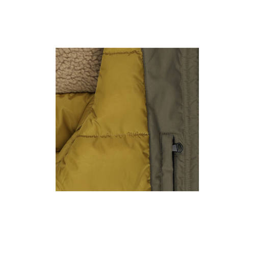 Tumble 'n Dry jas Cologne legergroen Jongens Katoen Capuchon Effen 110