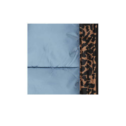 Tumble 'n Dry jas Norden met panterprint bruin zwart Multi Meisjes Polyester Capuchon 116