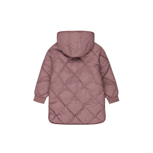Tumble 'n Dry quilted gewatteerde jas Baltic roze Meisjes Polyester Capuchon 98