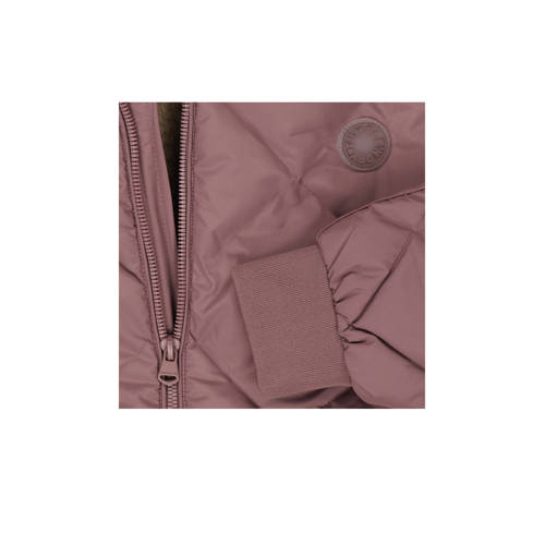 Tumble 'n Dry quilted gewatteerde jas Baltic roze Meisjes Polyester Capuchon 98