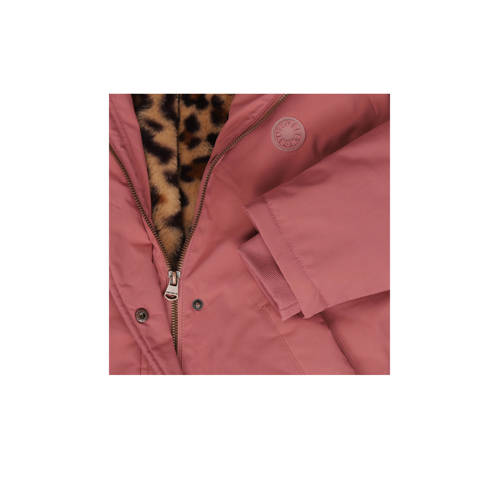 Tumble 'n Dry jas Karlsruhe roze Meisjes Polyester Capuchon Effen 146 152