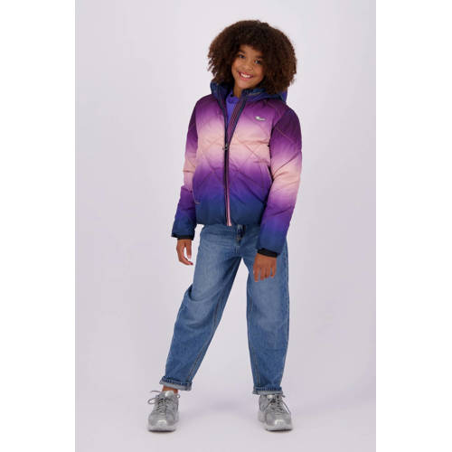 VINGINO gewatteerde winterjas Tarijke paars roze Meisjes Polyester Capuchon 176