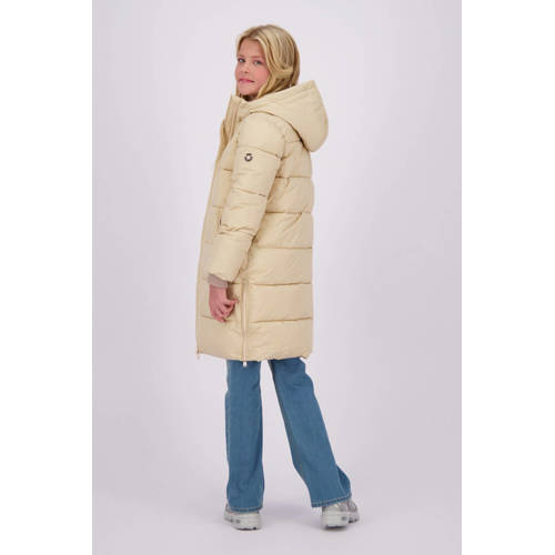 VINGINO gewatteerde winterjas Taire crème Meisjes Polyester Capuchon Effen 176