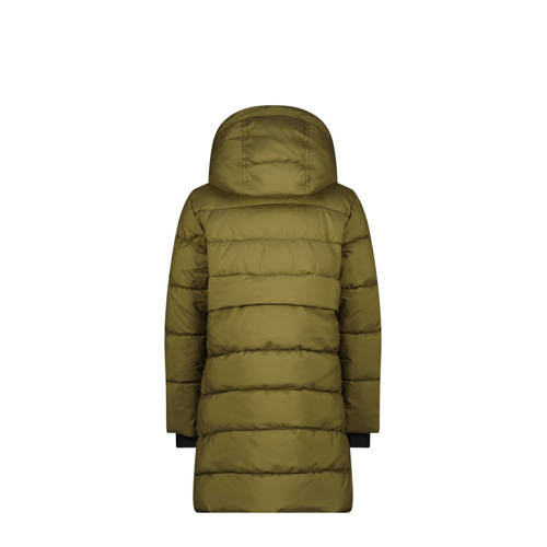 VINGINO gewatteerde winterjas Tinja olijfgroen Meisjes Polyester Capuchon 104