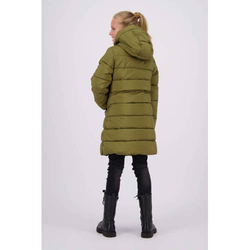 VINGINO gewatteerde winterjas Tinja olijfgroen Meisjes Polyester Capuchon 104