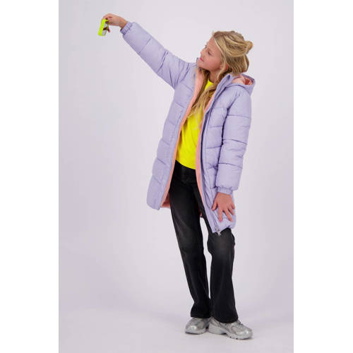 VINGINO gewatteerde winterjas Tendela lila Paars Meisjes Polyester Capuchon 104