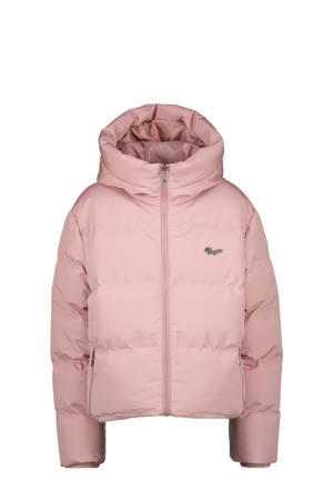 gewatteerde winterjas Tezia donker mauve