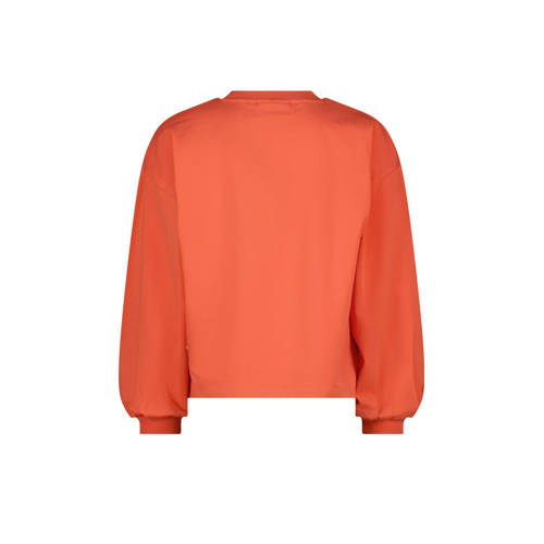 VINGINO sweater Jazzlin met printopdruk koraaloranje Printopdruk 104