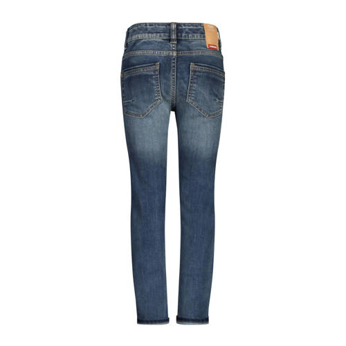 VINGINO skinny jeans Anzio tinted mid blue Blauw Jongens Denim Effen 98