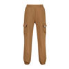 Vingino high waist loose fit joggingbroek Basic rustiek bruin