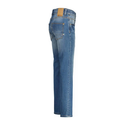 VINGINO slim fit jeans Diego old vintage Blauw Jongens Denim Effen 98