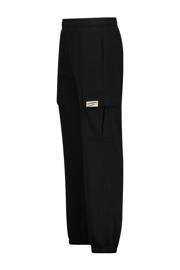 thumbnail: Vingino high waist loose fit joggingbroek Basic zwart