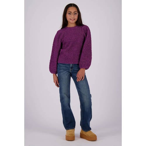 VINGINO sweater Trui Paars Meisjes Katoen Ronde hals Effen 176