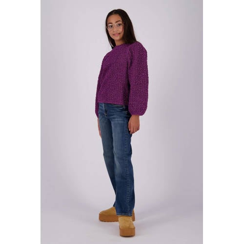 VINGINO sweater Trui Paars Meisjes Katoen Ronde hals Effen 176