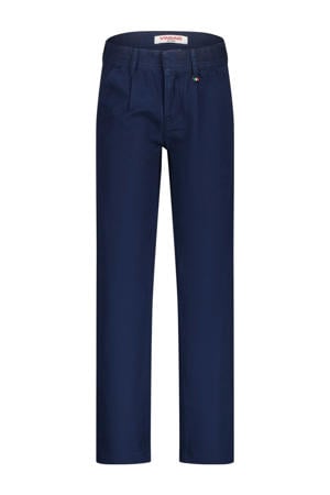 straight fit broek Safano donkerblauw