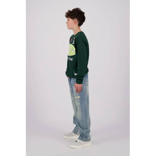 VINGINO longsleeve Groen Jongens Katoen Ronde hals Printopdruk 104