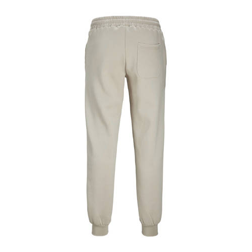 jack & jones JUNIOR joggingbroek JPSTGORDON JJVESTERBRO met tekst ecru Jongens Sweat 176