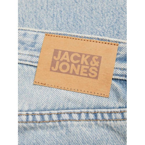 jack & jones JUNIOR loose fit jeans JJICHRIS JJORIGINAL light blue denim Blauw 128