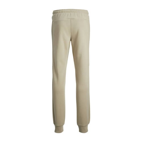 jack & jones JUNIOR broek JPSTWILL JJFUSION beige Jongens Sweat Effen 140