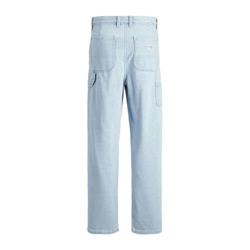 jack & jones JUNIOR loose fit jeans JJIALEX JJCARPENTER blue denim Blauw 170