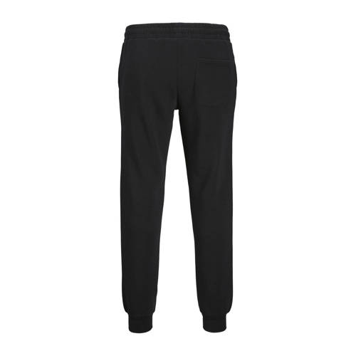 jack & jones JUNIOR joggingbroek JPSTGORDON JJVESTERBRO met tekst zwart Jongens Sweat 176