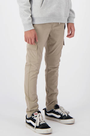 regular fit cargobroek JR. TECH taupe