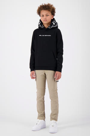 hoodie met logo zwart/wit
