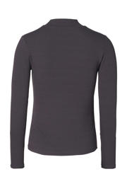 thumbnail: Noppies maternity ribgebreide zwangerschapslongsleeve Sira grijs