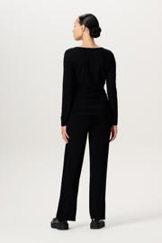 thumbnail: Noppies maternity wide leg zwangerschapsbroek Visby zwart